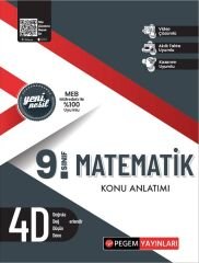 Pegem 9. Sınıf Matematik 4D Konu Anlatımı Pegem Akademi Yayınları