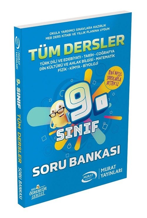 Murat 9. Sınıf Tüm Dersler Soru Bankası Murat Yayınları