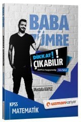 Uzman Kariyer 2019 KPSS Baba Zümre Matematik Dikkat Çıkabilir Soru Tipleri Uzman Kariyer Yayınları