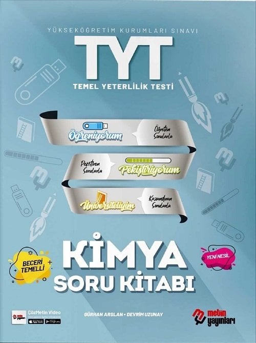 Metin YKS TYT Kimya Soru Bankası Metin Yayınları