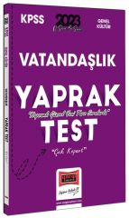 Yargı 2023 KPSS Vatandaşlık Yaprak Test Çek Kopart Yargı Yayınları