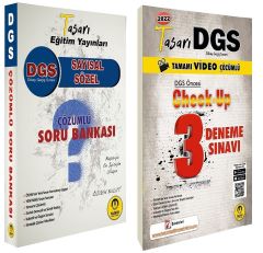 SÜPER FİYAT - Tasarı DGS Soru + 3 Deneme 2 li Set Tasarı Yayınları