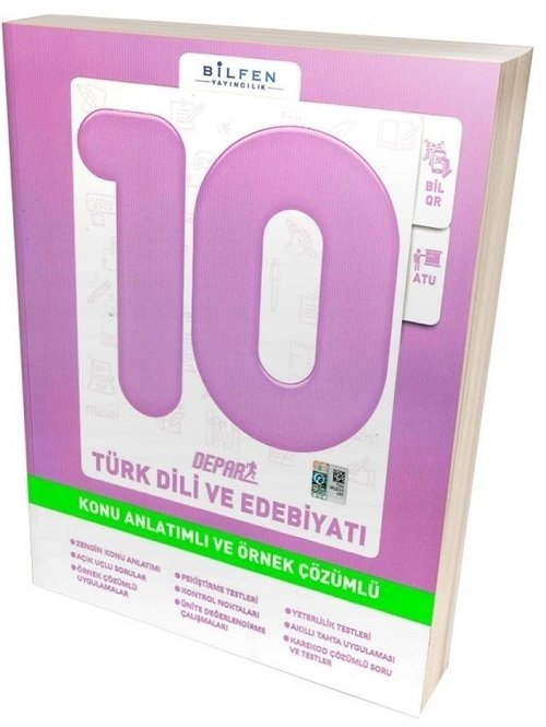 SÜPER FİYAT - Bilfen 10. Sınıf Türk Dili ve Edebiyatı Depar Konu Anlatımlı ve Örnek Çözümlü Bilfen Yayınları