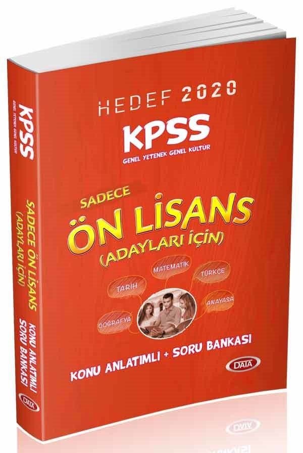 Data 2020 KPSS Sadece Ön Lisans Konu Anlatımlı Soru Bankası Data Yayınları