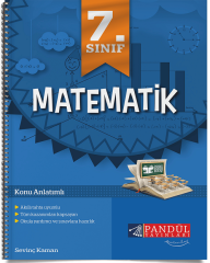 Pandül 7. Sınıf Matematik Konu Anlatımlı Defteri Pandül Yayınları