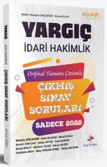 Dizgi Kitap 2023 Yargıç İdari Hakimlik 2022 Sınavı Çıkmış Sorular Çözümlü Dizgi Kitap