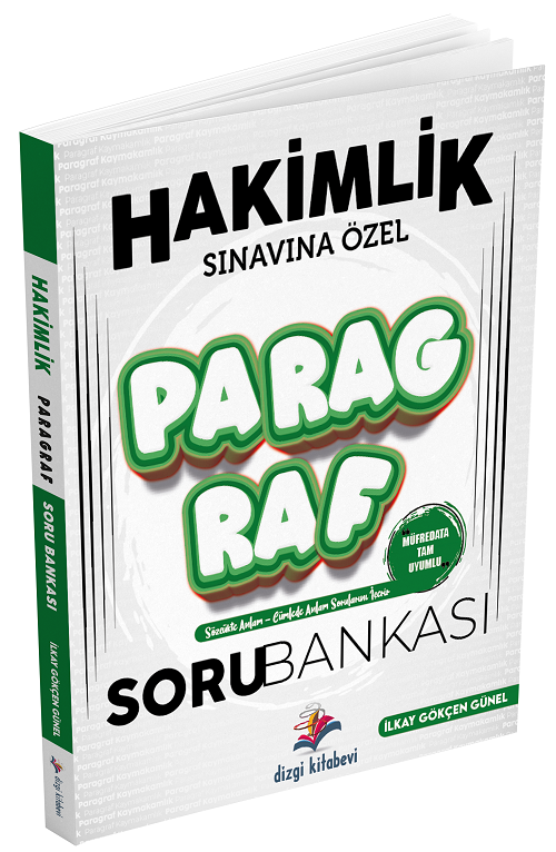 Dizgi Kitap Hakimlik Paragraf Soru Bankası - İlkay Gökçen Günel Dizgi Kitap