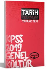 SÜPER FİYAT - Yediiklim 2019 KPSS Tarih Yaprak Test Çek Kopart Yediiklim Yayınları