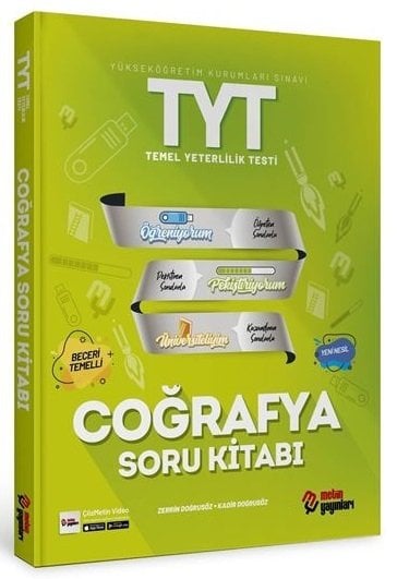 Metin YKS TYT Coğrafya Soru Bankası Metin Yayınları