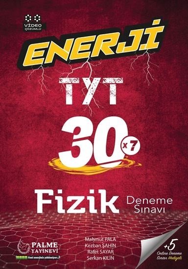 Palme YKS TYT Fizik Enerji 30x7 Deneme Sınavı Video Çözümlü Palme Yayınları