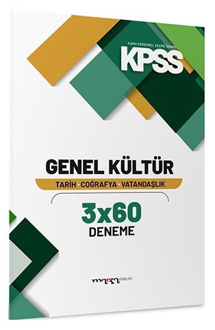 Marka KPSS Genel Kültür 3x60 Deneme Marka Yayınları