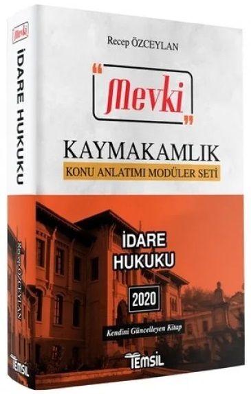 Temsil 2020 MEVKİ Kaymakamlık İdare Hukuku Konu Anlatımı - Recep Özceylan Temsil Yayınları