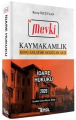 Temsil 2020 MEVKİ Kaymakamlık İdare Hukuku Konu Anlatımı - Recep Özceylan Temsil Yayınları