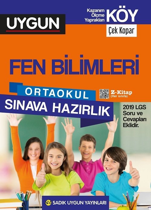 Sadık Uygun 8. Sınıf Fen Bilimleri KÖY Kazanım Ölçme Yaprakları Çek Kopar Sadık Uygun Yayınları