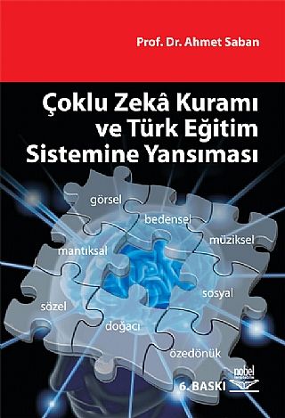 Nobel Çoklu Zeka Kuramı ve Türk Eğitim Sistemine Yansıması - Ahmet Saban Nobel Akademi Yayınları