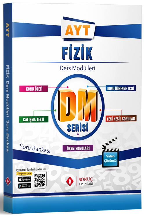 Sonuç YKS AYT Fizik DM Ders Modülleri Soru Bankası Sonuç Yayınları