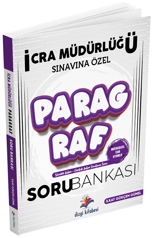 Dizgi Kitap İcra Müdür ve Yardımcılığı Paragraf Soru Bankası - İlkay Gökçen Günel Dizgi Kitap