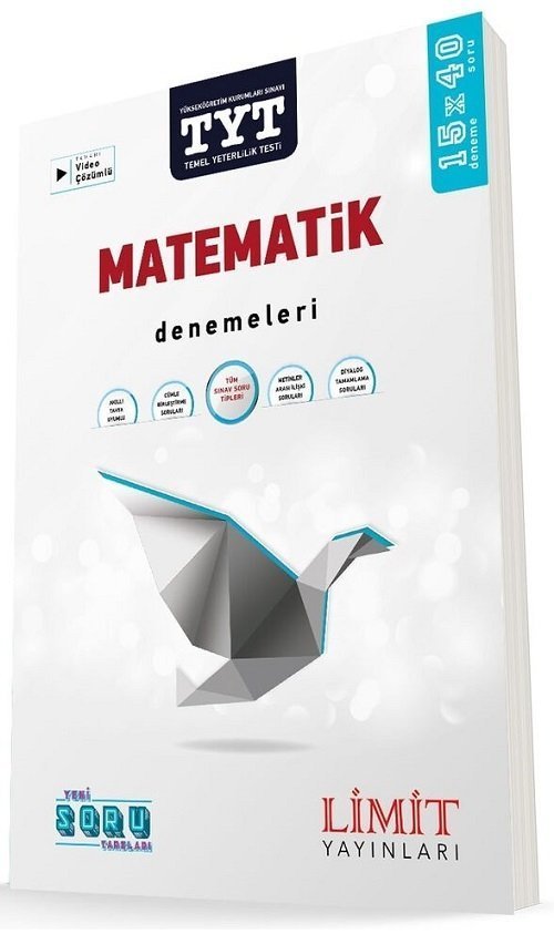 Limit YKS TYT Matematik 15x40 Deneme Sınavları Limit Yayınları