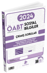 Dizgi Kitap ÖABT Sosyal Bilgiler Öğretmenliği 2024 Sınavı Çıkmış Sorular Çözümlü Dizgi Kitap Yayınları