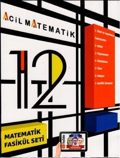 Acil 12. Sınıf Acil Matematik 7 li Fasikül Set Acil Yayınları