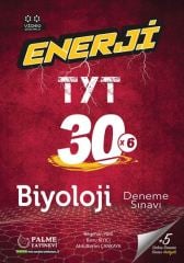 Palme YKS TYT Biyoloji Enerji 30x6 Deneme Sınavı Video Çözümlü Palme Yayınları