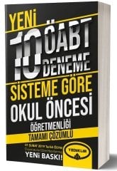 Yediiklim 2019 ÖABT Okul Öncesi Yeni Sistem 10 Deneme Çözümlü Yediiklim Yayınları