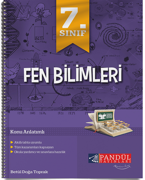 Pandül 7. Sınıf Fen Bilimleri Konu Anlatımlı Defteri Pandül Yayınları