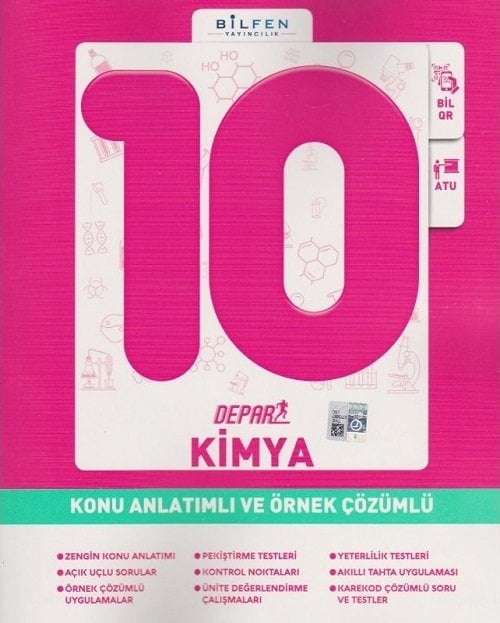 SÜPER FİYAT - Bilfen 10. Sınıf Kimya Depar Konu Anlatımlı ve Örnek Çözümlü Bilfen Yayınları