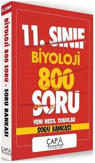 Çapa 11. Sınıf Biyoloji Soru Bankası 800 Soru Çapa Yayınları