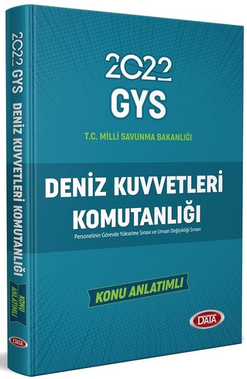 Data 2022 GYS Deniz Kuvvetleri Komutanlığı Konu Anlatımlı Görevde Yükselme Sınavı Data Yayınları