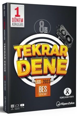 Hiper Zeka 2023 8. Sınıf LGS 1. Dönem Tam Tekrar 5 Deneme Hiper Zeka Yayınları