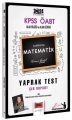 Yargı 2024 ÖABT İlköğretim Matematik Öğretmenliği Yaprak Test Çek Kopart - Engin Tezel Yargı Yayınları