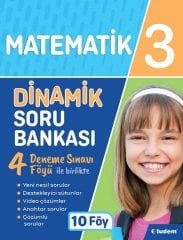 Tudem 3. Sınıf Matematik Dinamik Soru Bankası Tudem Yayınları