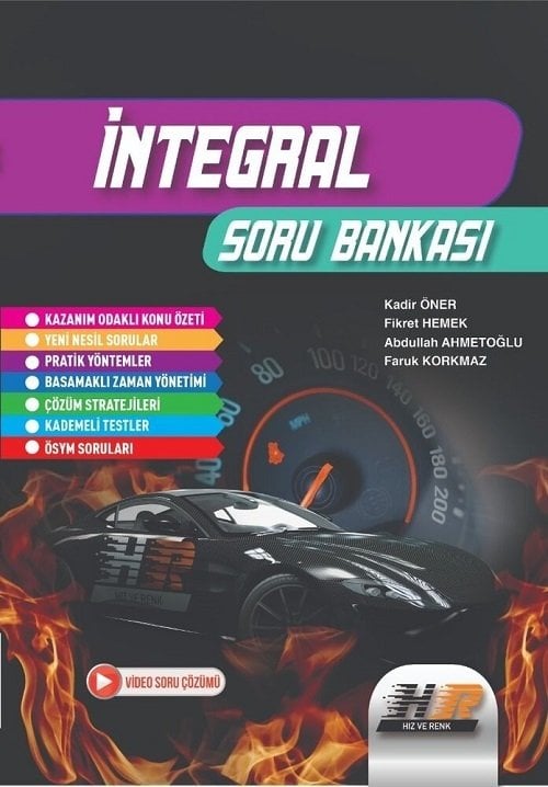 Hız ve Renk İntegral Soru Bankası Hız ve Renk Yayınları