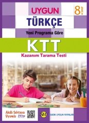 Sadık Uygun 8. Sınıf Türkçe KTT Kazanım Tarama Testleri Sadık Uygun Yayınları