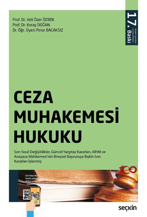 Seçkin Ceza Muhakemesi Hukuku 17. Baskı - Veli Özer Özbek, Koray Doğan Seçkin Yayınları