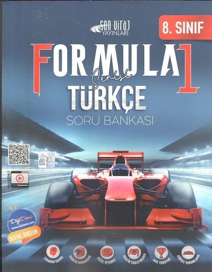 Son Viraj 8. Sınıf LGS Türkçe Formula-1 Serisi Soru Bankası Son Viraj Yayınları