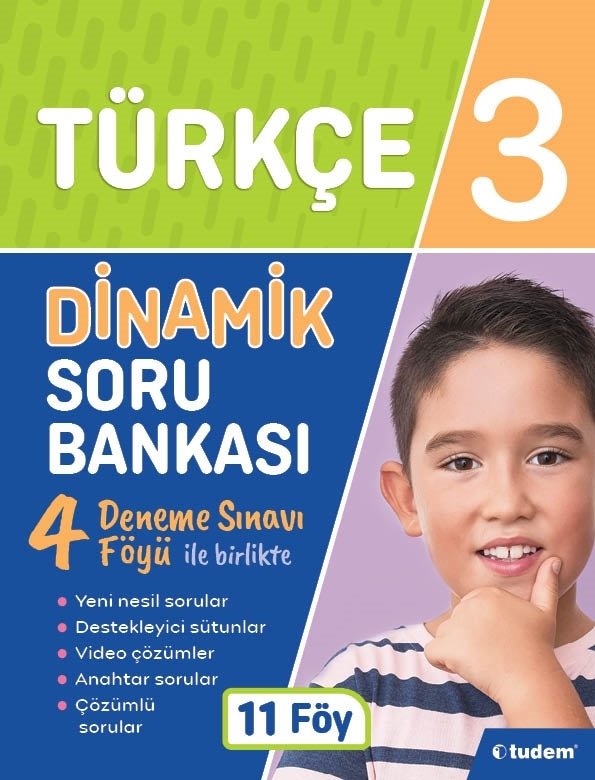 Tudem 3. Sınıf Türkçe Dinamik Soru Bankası Tudem Yayınları