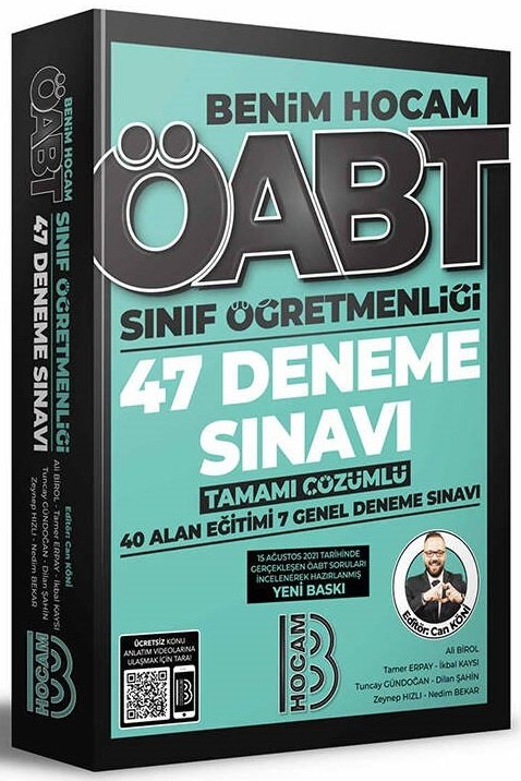 Benim Hocam 2022 ÖABT Sınıf Öğretmenliği Alan Eğitimi 47 Deneme Çözümlü - Can Köni Benim Hocam Yayınları