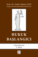 Gazi Kitabevi Hukuk Başlangıcı 9. Baskı - Ender Ethem Atay Gazi Kitabevi