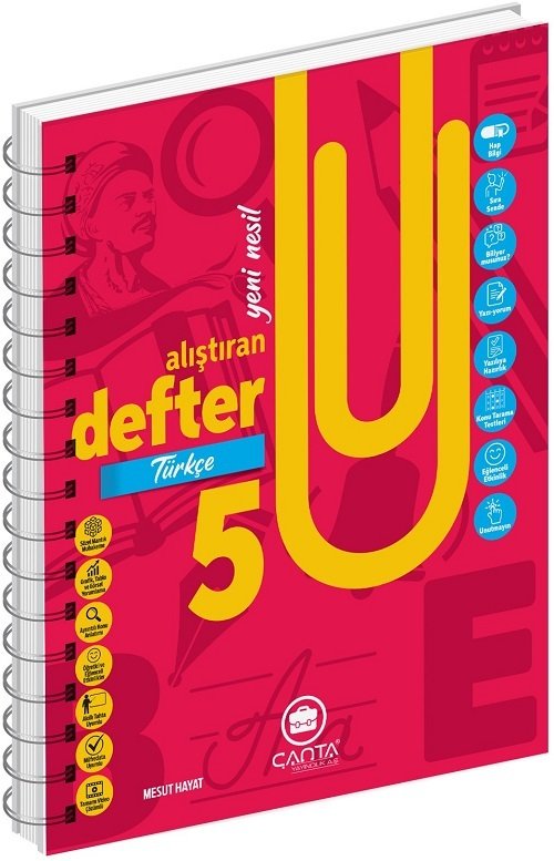 Çanta 5. Sınıf Türkçe Alıştıran Defter Çanta Yayınları