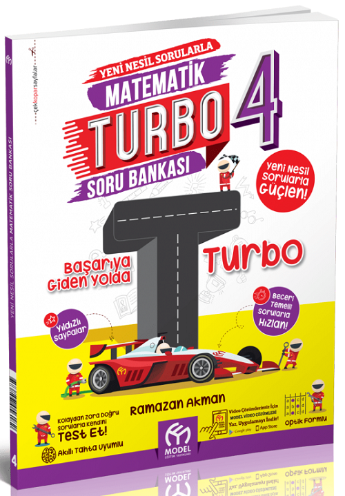 Model 4. Sınıf Matematik Turbo Soru Bankası Model Eğitim Yayınları