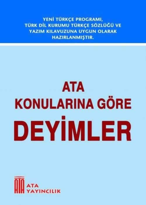 Ata Yayıncılık Konulara Göre Deyimler Ata Yayıncılık