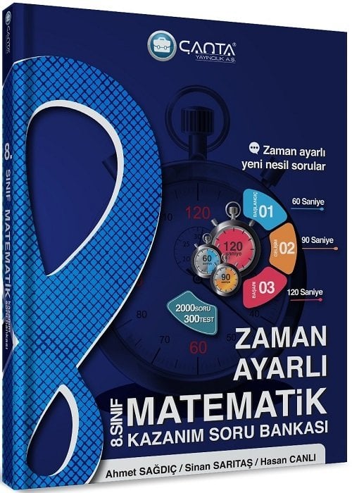 Çanta 8. Sınıf Matematik Zaman Ayarlı Soru Bankası Çanta Yayınları