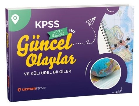 SÜPER FİYAT - Uzman Kariyer KPSS 4x4 Güncel Olaylar ve Kültürel Bilgiler Kitabı Uzman Kariyer Yayınları