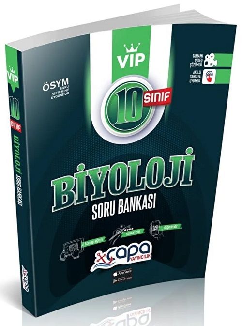 Çapa 10. Sınıf Biyoloji VİP Soru Bankası Çapa Yayınları