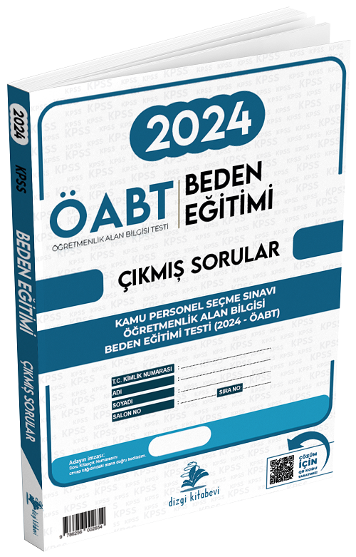 Dizgi Kitap ÖABT MEB-AGS Beden Eğitimi Öğretmenliği 2024 Sınavı Çıkmış Sorular Çözümlü Dizgi Kitap Yayınları