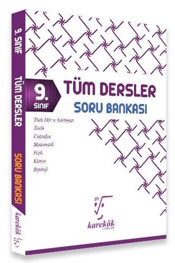 Karekök 9. Sınıf Tüm Dersler Soru Bankası Karekök Yayınları