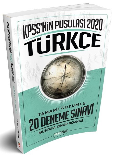 Doğru Tercih 2020 KPSS nin Pusulası Türkçe 20 Deneme Çözümlü Doğru Tercih Yayınları