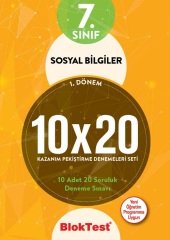 Blok Test 7. Sınıf 1. Dönem Sosyal Bilgiler 10x20 Deneme Blok Test Yayınları